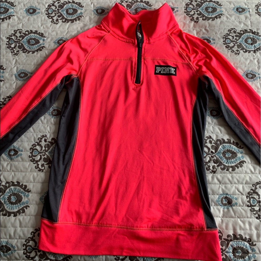 PINK quarter zip xs